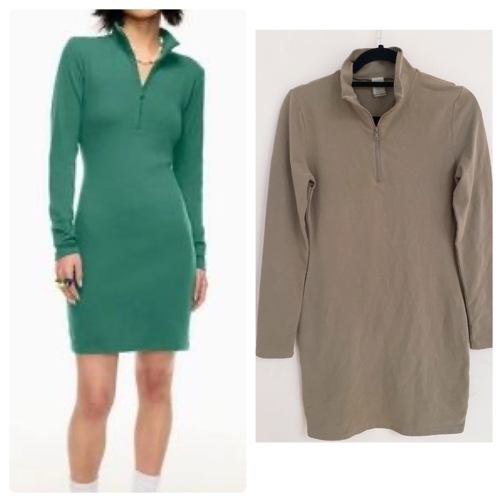 Aritzia TNA Half-Zip Dress